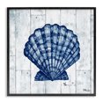thumbnail image 1 of Stupell Industries Rustic Lodge Coastal Timberland Scallop Black Framed Giclee Art, 12 x 12, by Paul Brent, 1 of 8