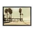 thumbnail image 1 of Stupell Industries Coastal Tropical Beach Walkway Black Floating Frame Canvas Art, 31 x 21, by Noah Bay, 1 of 8