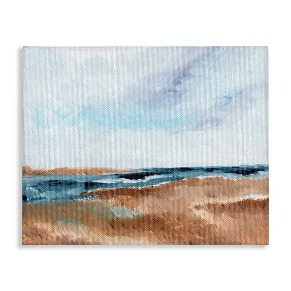Stupell Industries Coastal View Horizon Canvas Wall Art design by Nikita Jariwala, 30 x 40