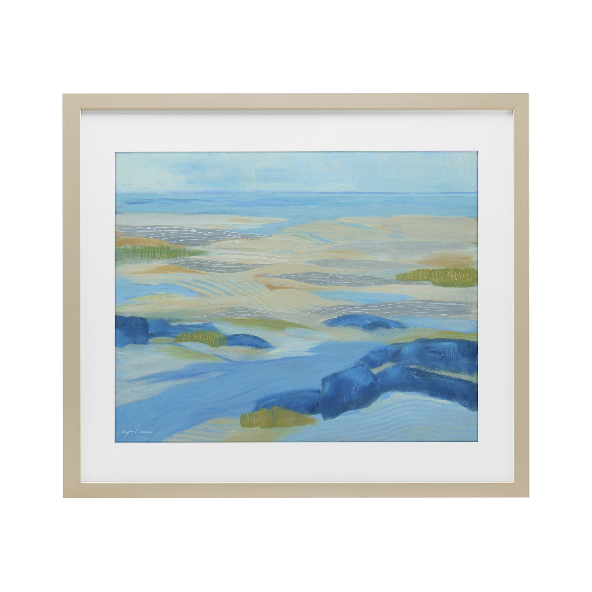 Stupell Industries Coastal Walk Among Dunes Birch Framed Print Under Glass, design by Lynn Ericson Fine Art
