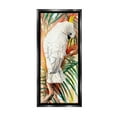 thumbnail image 1 of Stupell Industries Cockatoo & Vivid Branches Animals & Insects Painting Black Floater Framed Canvas Art Print Wall Art, 14 x 31, 1 of 10
