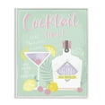 thumbnail image 1 of Stupell Industries Cocktail Time with Recipe Food & Beverage Painting White Framed Art Print Wall Art, 11 x 14, 1 of 2