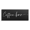 thumbnail image 1 of Stupell Industries Coffee Bar Classy Script Text Black Background Sign Graphic Art Gallery Wrapped Canvas Print Wall Art, Design by Lux + Me Designs, 1 of 7