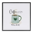 thumbnail image 1 of Stupell Industries Rustic Lodge Coffee Before Talkie Black Framed Giclee Art, 17 x 17, by Joy Hall, 1 of 7