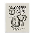 thumbnail image 1 of Stupell Industries Farmhouse Coffee Club Open To All White Framed Giclee Art, 11 x 14, by JJ Design House LLC, 1 of 7
