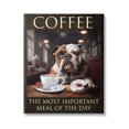 thumbnail image 1 of Stupell Industries Coffee Important Meal Dog Animals & Insects Painting Gallery Wrapped Canvas Print Wall Art, 30 x 40, 1 of 8