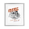 thumbnail image 1 of Stupell Industries Eclectic Coffee Love At First Sip Gray Framed Print Under Glass, 17 x 21, by The Prints Vibe, 1 of 8