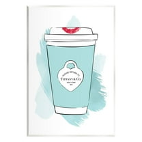 Stupell Industries Coffee with Lipstick Food & Beverage Painting Unframed Art Print Wall Art, 10 x 15