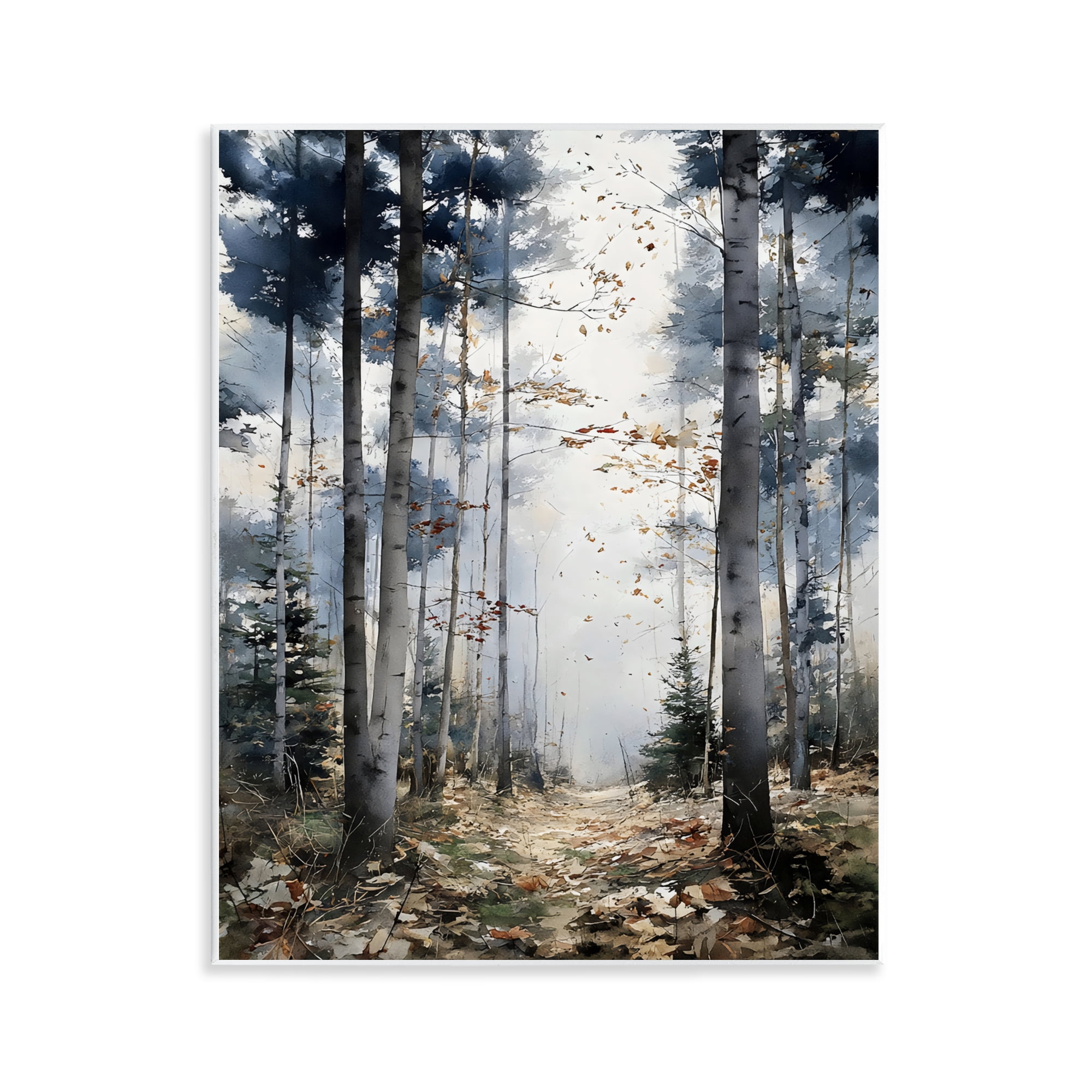 Stupell Industries Cold Woods Birch Forest Wall Plaque Art, design by Franklyn Gregory