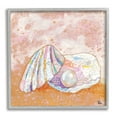 thumbnail image 1 of Stupell Industries Collaged Clam Shell Pearl Mixed Speckled Ephemera Painting Gray Framed Art Print Wall Art, Design by Lisa Morales, 1 of 5