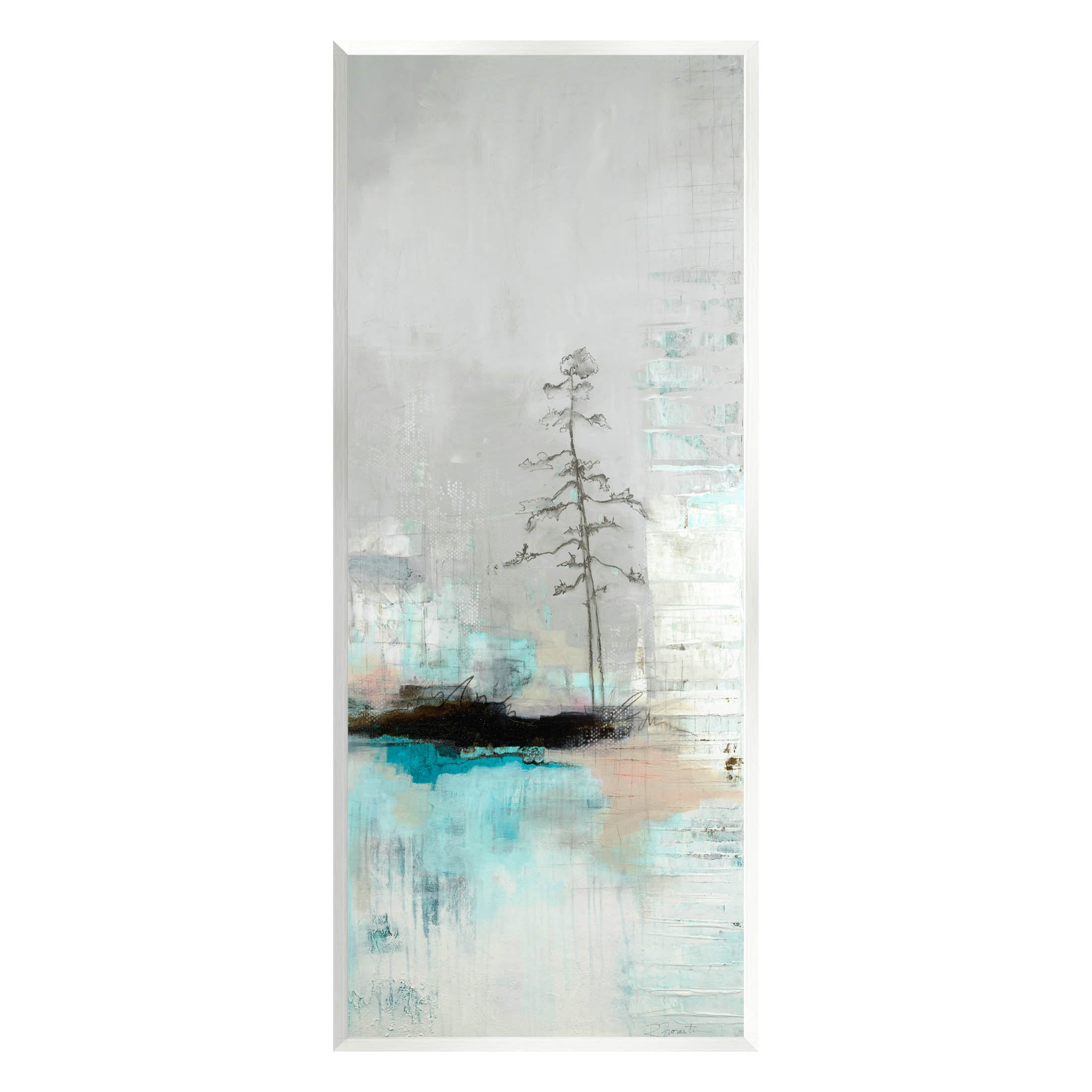 Stupell Industries Collaged Tree Abstract Nature Painting Unframed Art Print Wall Art, Design by Ruth Fromstein