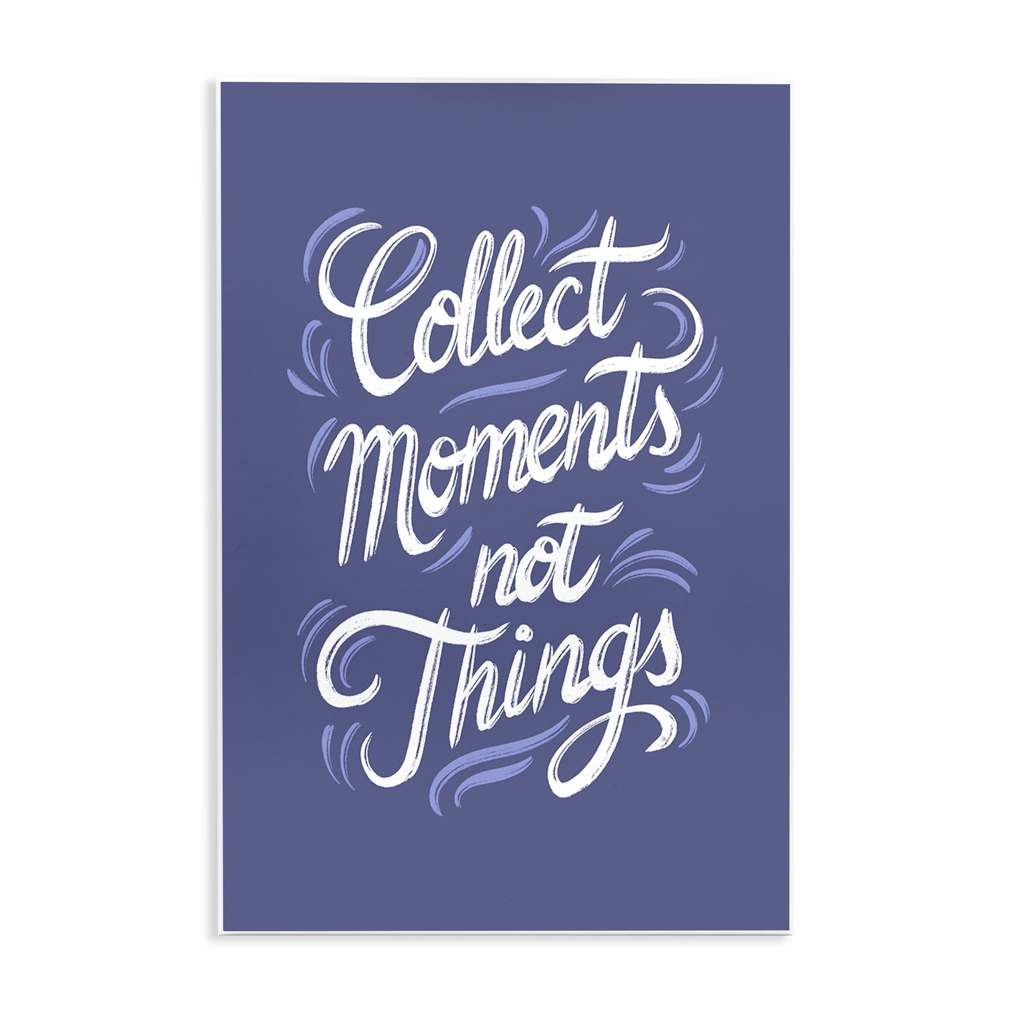 Stupell Industries Collect Moments Not Things Wall Plaque Art, design by Martina Pavlova