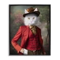 thumbnail image 1 of Stupell Industries Traditional Colonial Classic Cat Portrait Black Framed Giclee Art, 24 x 30, by Karen Burke, 1 of 8