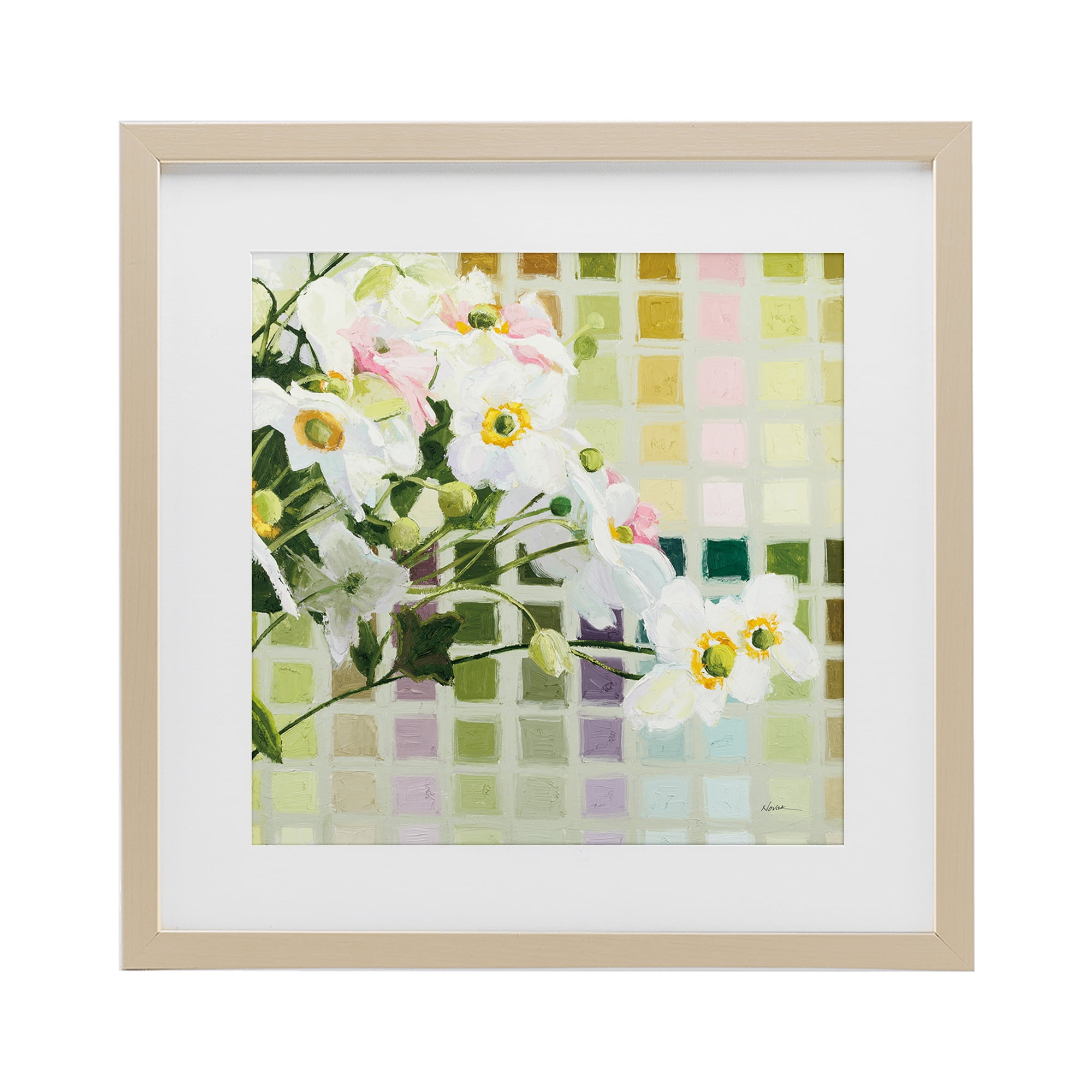 Stupell Industries Color Chart Daffodils Birch Framed Print Under Glass, design by Shirley Novak