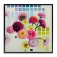 thumbnail image 1 of Stupell Industries Modern Color Chart Pastel Bloom Study Black Framed Giclee Art, 12 x 12, by Shirley Novak, 1 of 8