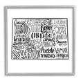 thumbnail image 1 of Stupell Industries Colorado Cities Typography State Shape Graphic Art Gray Framed Art Print Wall Art, Design by The Saturday Evening Post, 1 of 7