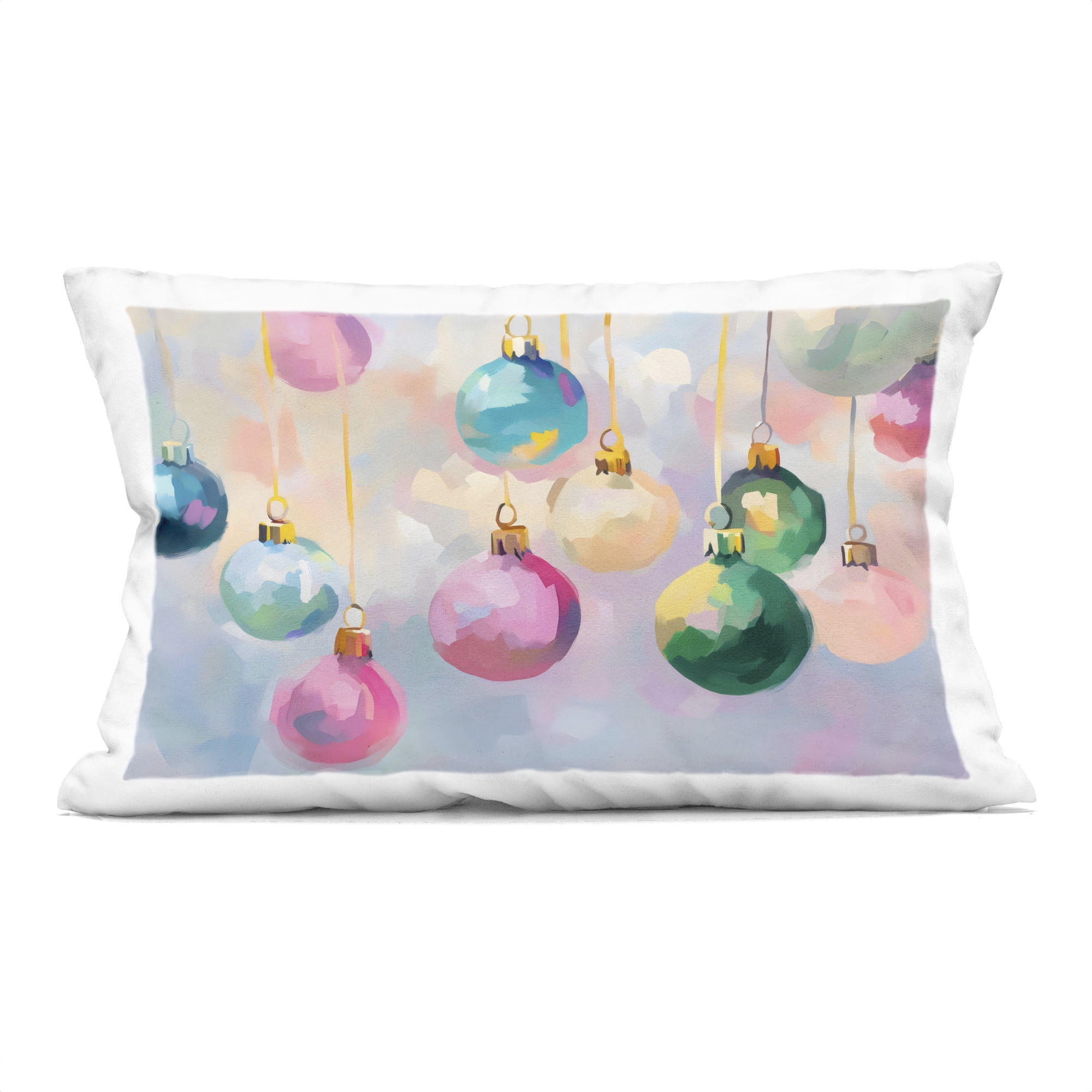 Stupell Industries Colorful Bright Pastel Ornaments Decorative Printed Throw Pillow, design by Arlington Prints