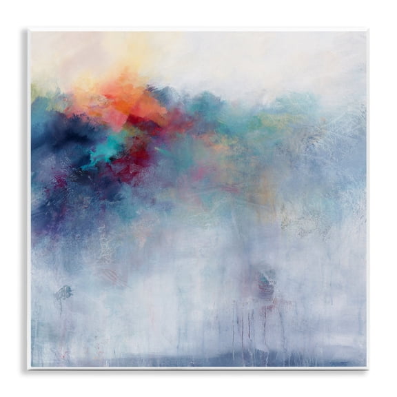 Stupell Industries Colorful Cascade Abstract Wall Plaque Art design by Karen Hale, 12 x 12