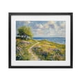 thumbnail image 1 of Stupell Industries Traditional Colorful Coastal Path Black Framed Print Under Glass, 21 x 17, by Petals Prints Design, 1 of 7