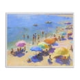 thumbnail image 1 of Stupell Industries Contemporary Colorful Day at Beach White Framed Giclee Art, 20 x 16, by LSR Design Studio, 1 of 8