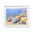 thumbnail image 1 of Stupell Industries Contemporary Colorful Day at Beach White Framed Print Under Glass, 21 x 17, by LSR Design Studio, 1 of 8