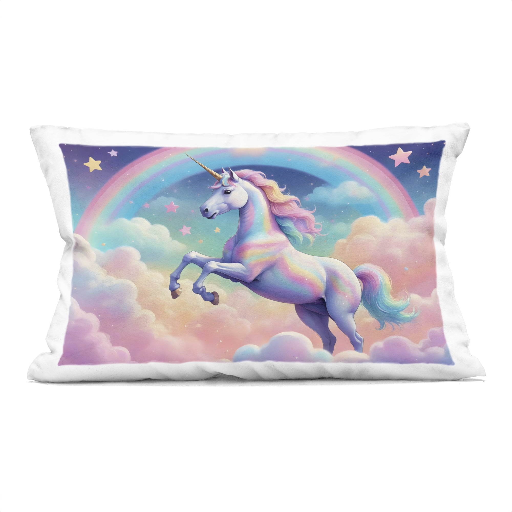 Stupell Industries Colorful Galaxy Unicorn Decorative Printed Throw Pillow, design by Creative Studio