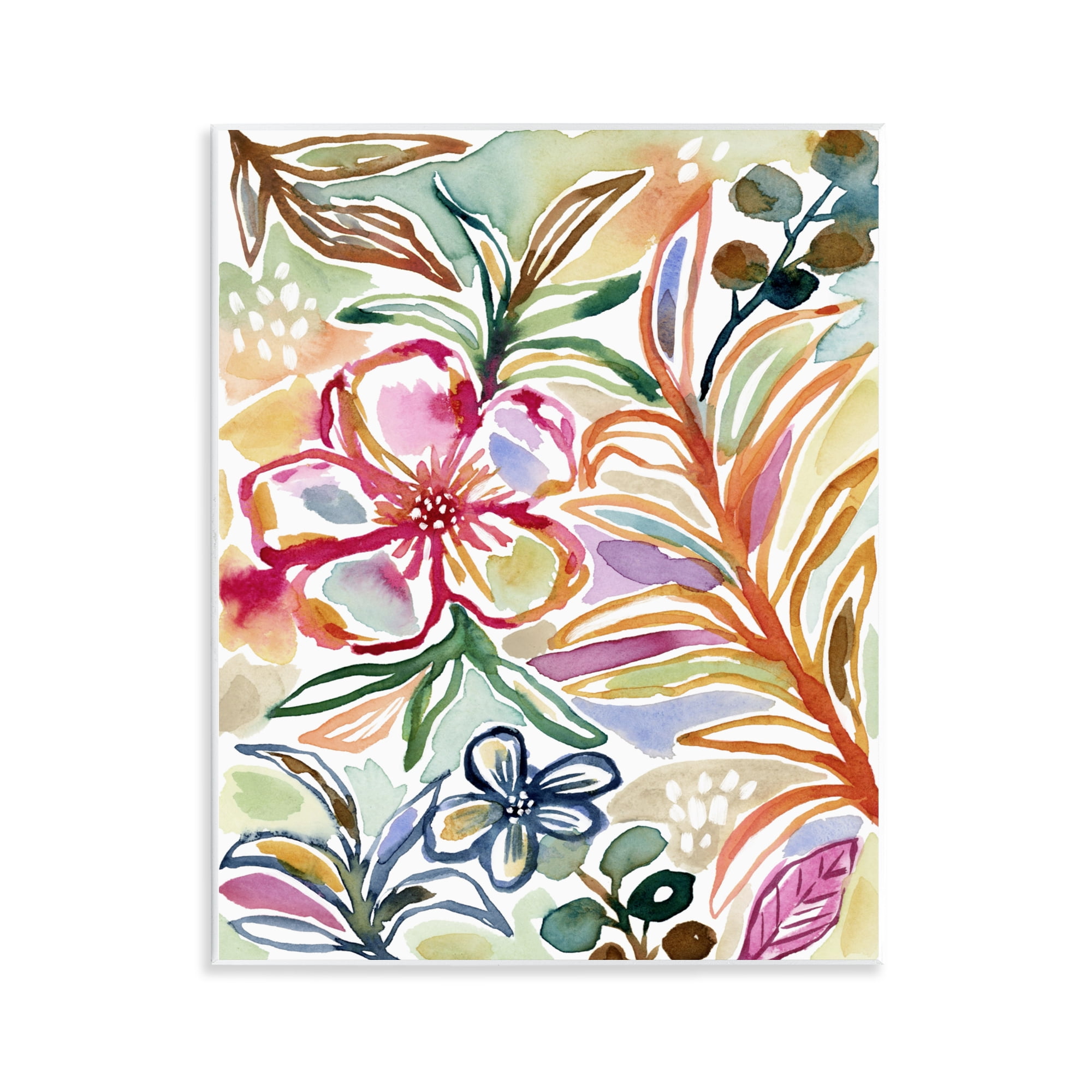 Stupell Industries Colorful Garden Impressions Wall Plaque Art, design by Lisa Nohren