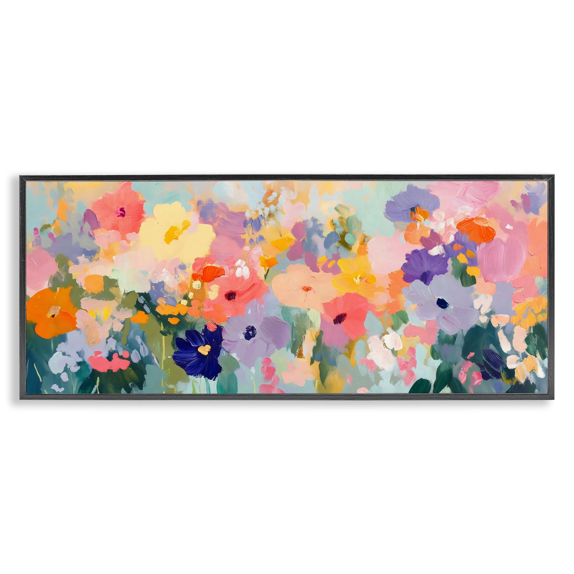 Stupell Industries Colorful Garden Variations Black Framed Giclee Art, design by Creative Studio
