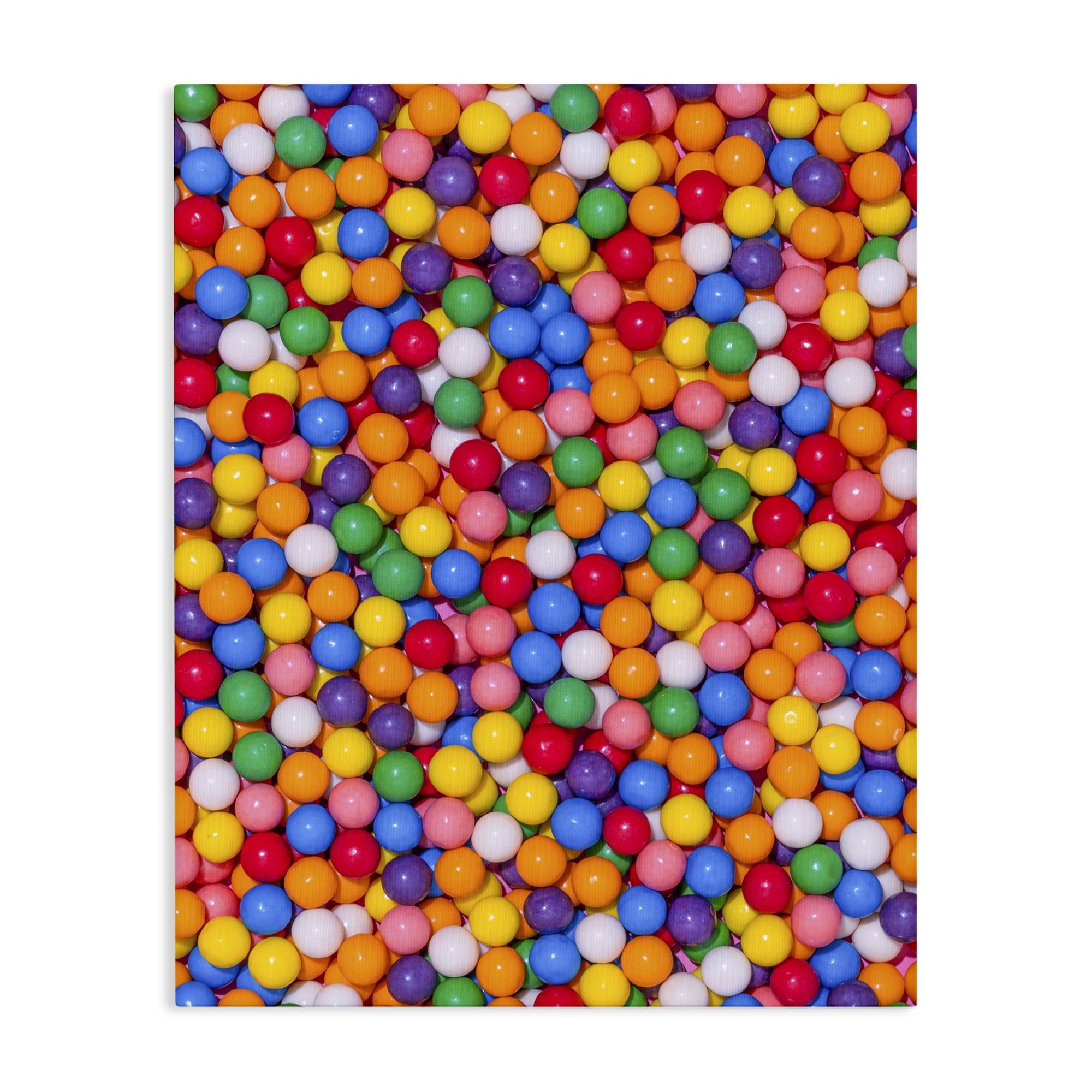 Stupell Industries Colorful Gumballs Close Up Canvas Wall Art, design by LISH Creative