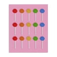 thumbnail image 1 of Stupell Industries Contemporary Colorful Lollipop Grid Canvas Art, 16 x 20, by LISH Creative, 1 of 8