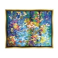thumbnail image 1 of Stupell Industries Colorful Reflections Lake Flowers Landscape Painting Gold Floater Framed Canvas Art Print Wall Art, 21 x 17, 1 of 10
