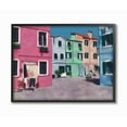 thumbnail image 1 of Stupell Industries Colorful Town Landscape Painting Framed Wall Art by Karen Dreyfus, 11" x 14", Black Framed, 1 of 7