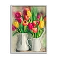 thumbnail image 1 of Stupell Industries Colorful Tulip Assortments in Farm Pitchers Designed by Ziwei Li, 1 of 7