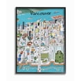 thumbnail image 1 of Stupell Industries Colorful Vancouver Canada Landmark Seaport Cityscape Framed Wall Art Design by Carla Daly, 11" x 14", Black Framed, 1 of 1
