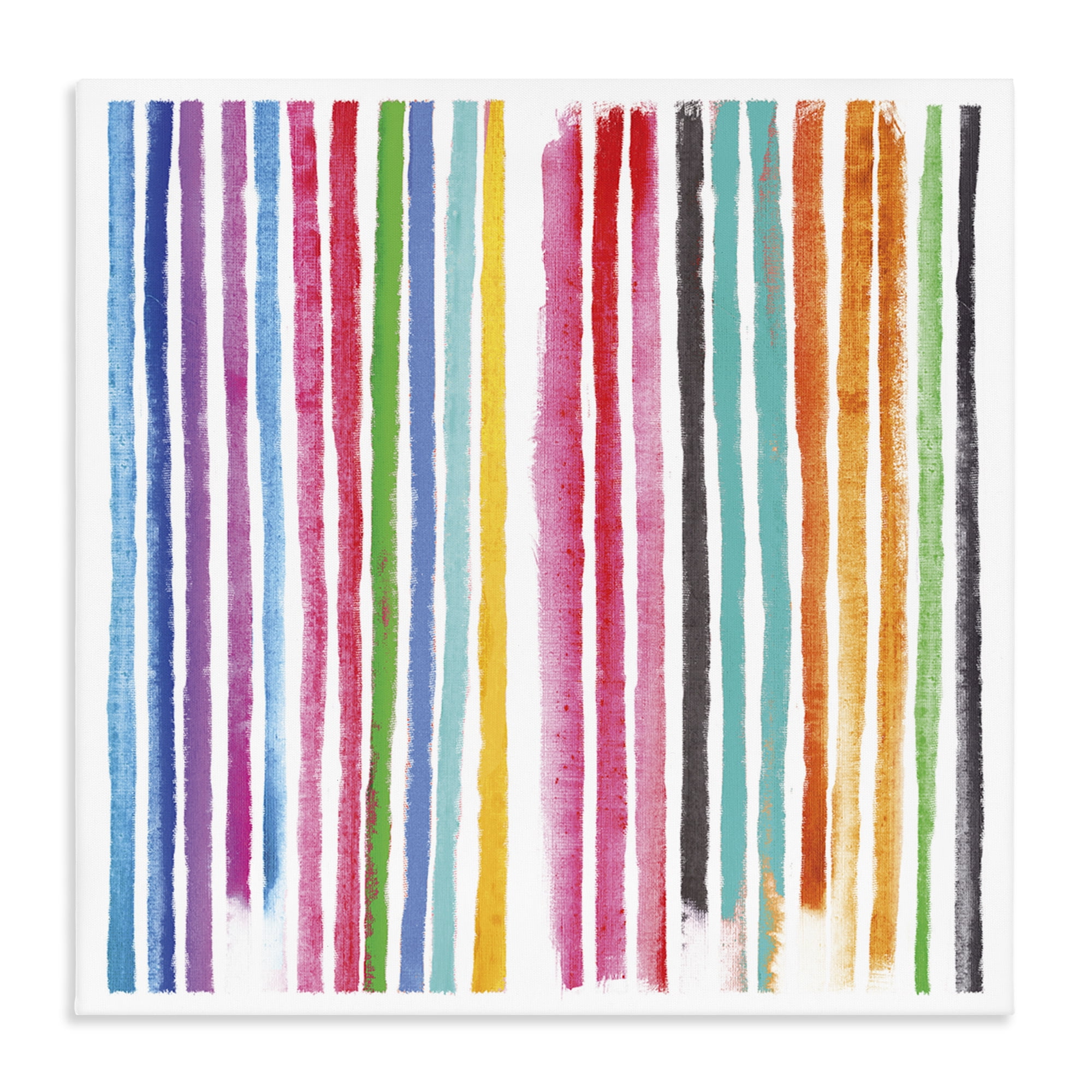 Stupell Industries Colorful Vertical Stripes Canvas Wall Art, design by Amber Sterling