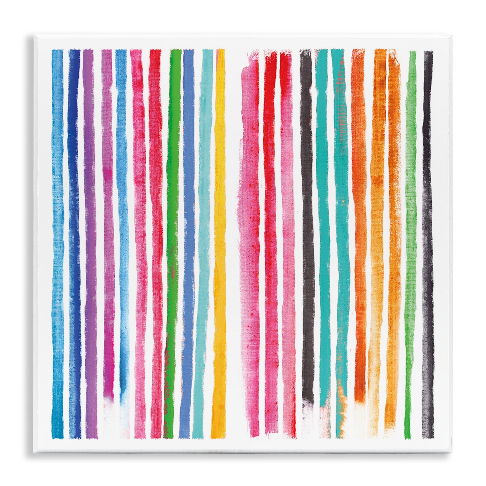 Stupell Industries Colorful Vertical Stripes Wall Plaque Art, design by Amber Sterling