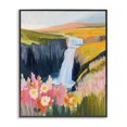 thumbnail image 1 of Stupell Industries Modern Colorful Waterfall in Valley Black Framed Giclee Art, 11 x 14, by The Prints Vibe, 1 of 8