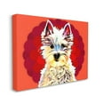 thumbnail image 1 of Stupell Industries Colorful Westie Dog over Pattern Pop Art Pet Designed by Kim Curinga, 1 of 6