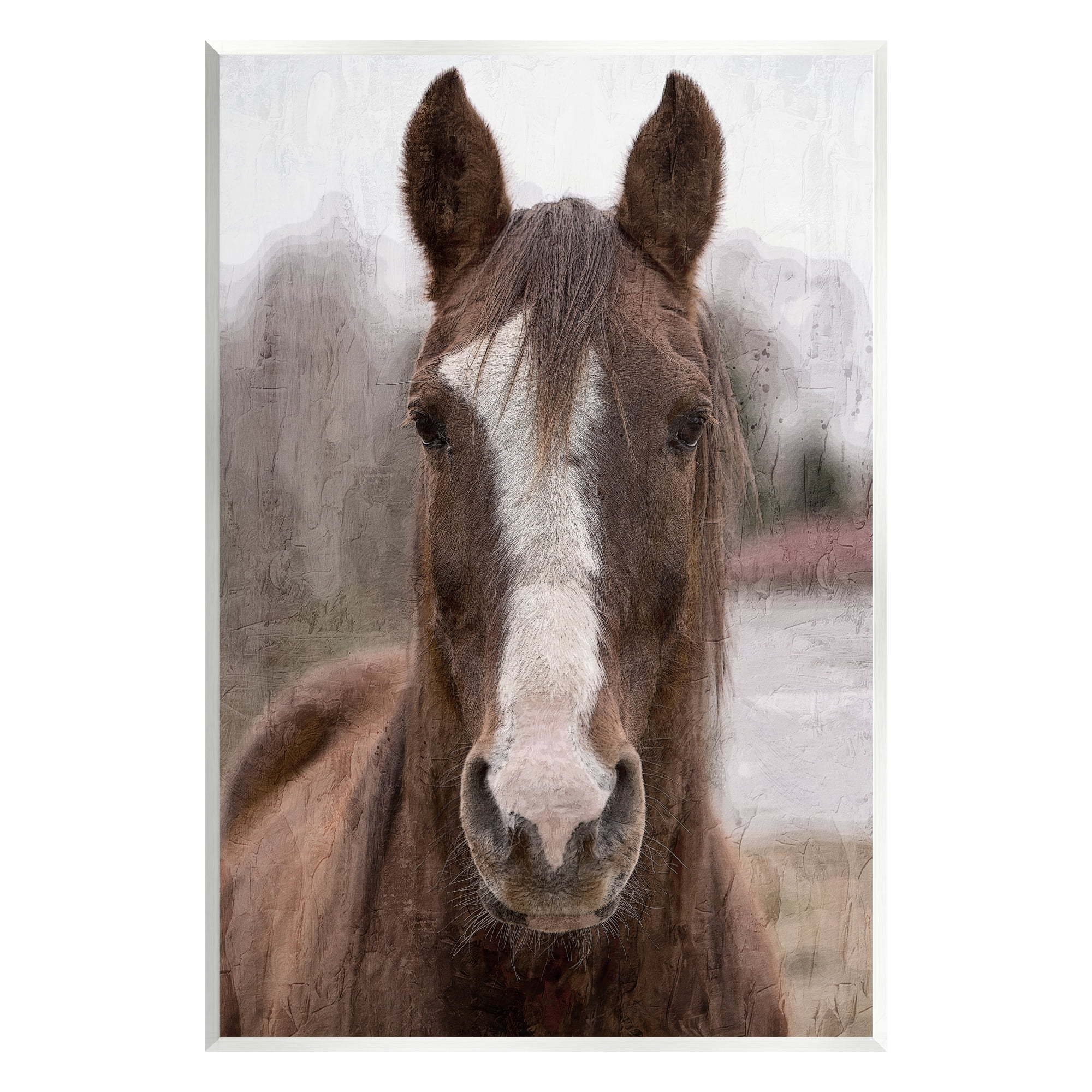 Stupell Industries Colt Horse Portrait Animals & Insects Painting Unframed Art Print Wall Art, 13 x 19