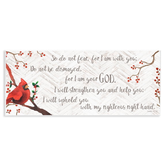 Comforting Scripture Blessing Wall Plaque Art, 17 x 7, Made In USA