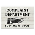 thumbnail image 1 of Stupell Industries Complaint Department 100 Miles Away Typography Painting Unframed Art Print Wall Art, 15 x 10, 1 of 7