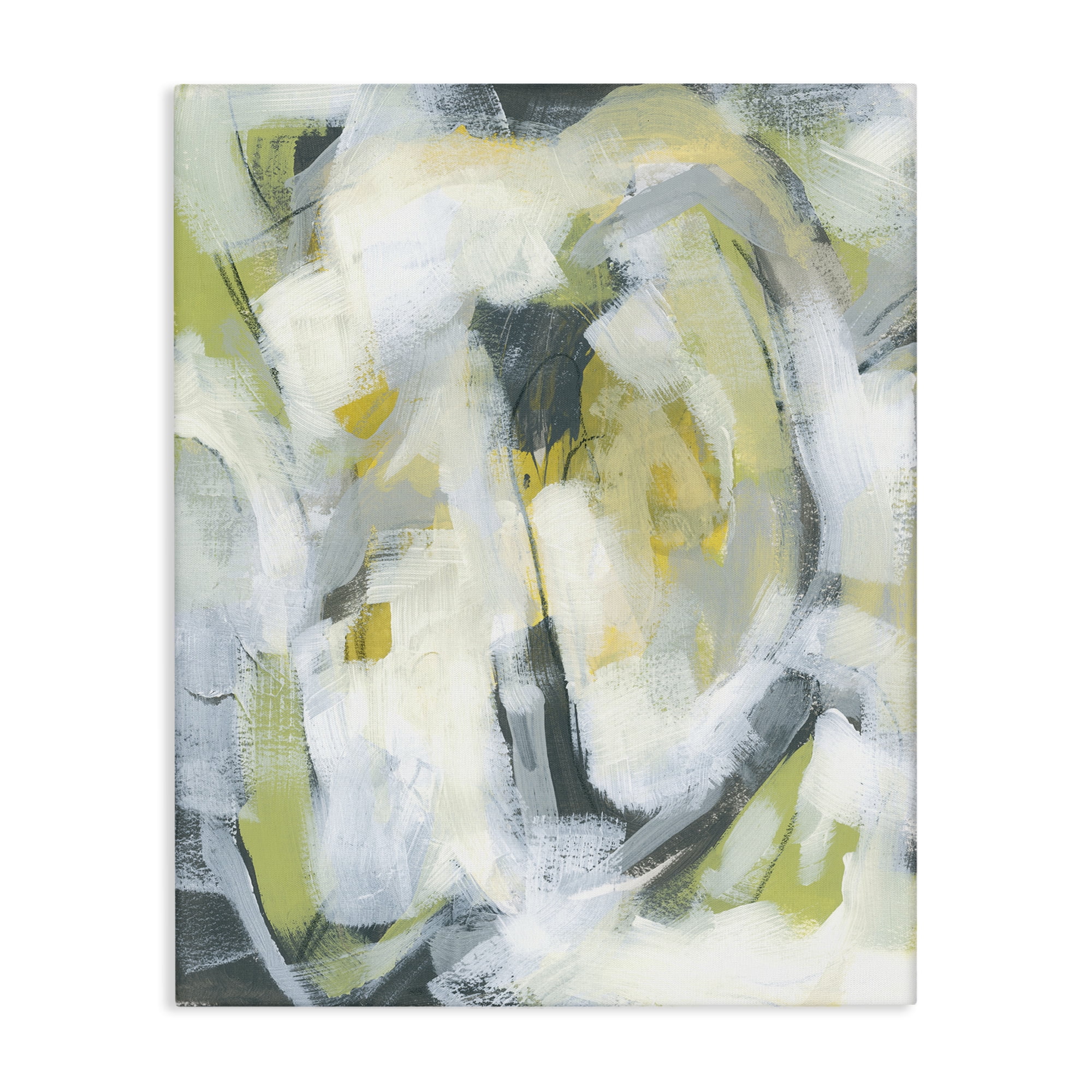 Stupell Industries Complex Abstract Distortion Abstract Painting Gallery Wrapped Canvas Art Print Wall Art, 24 x 30