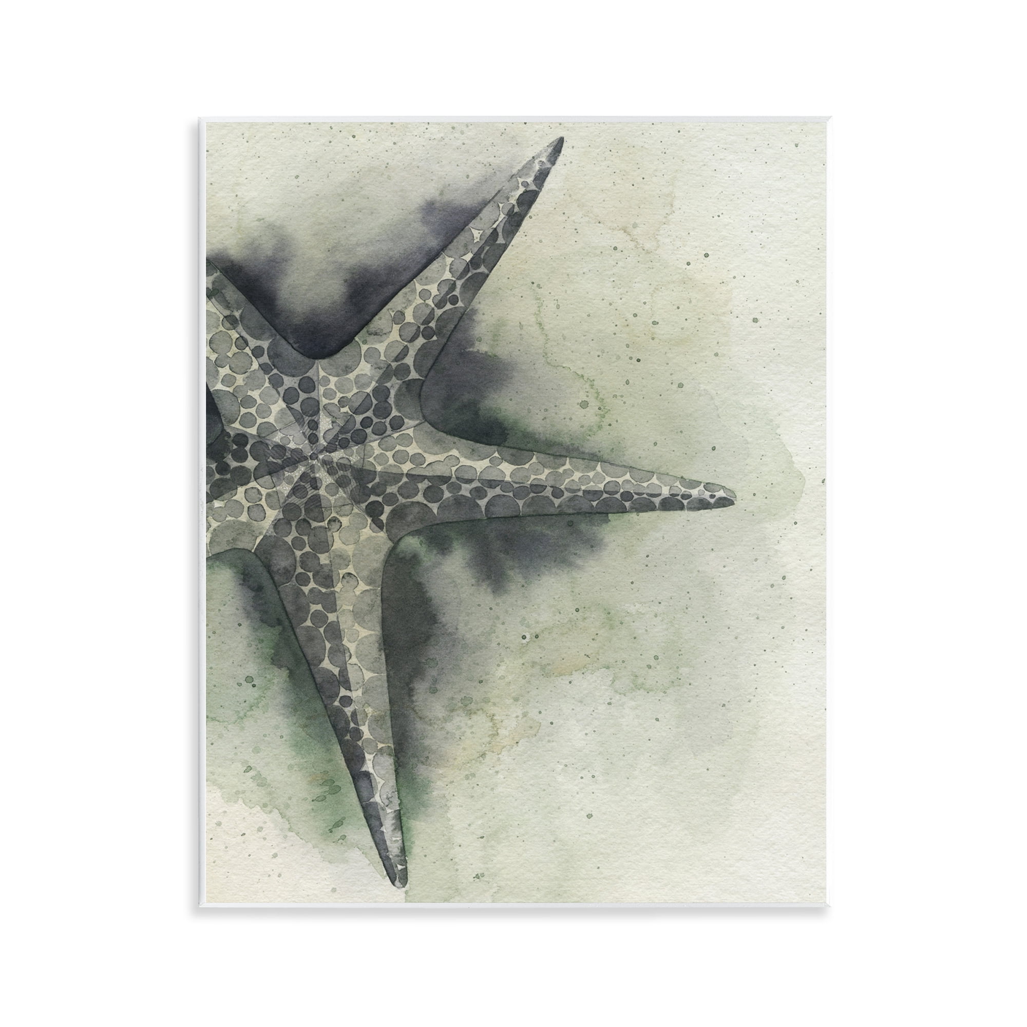 Stupell Industries Complex Grey Starfish Animals & Insects Painting Unframed Art Print Wall Art, 11 x 14