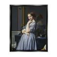 thumbnail image 1 of Stupell Industries Comtesse d Haussonville Jean Auguste Dominique Ingres Countess Painting Painting Jet Black Floating Framed Canvas Print Wall Art, Design by one1000paintings, 1 of 6