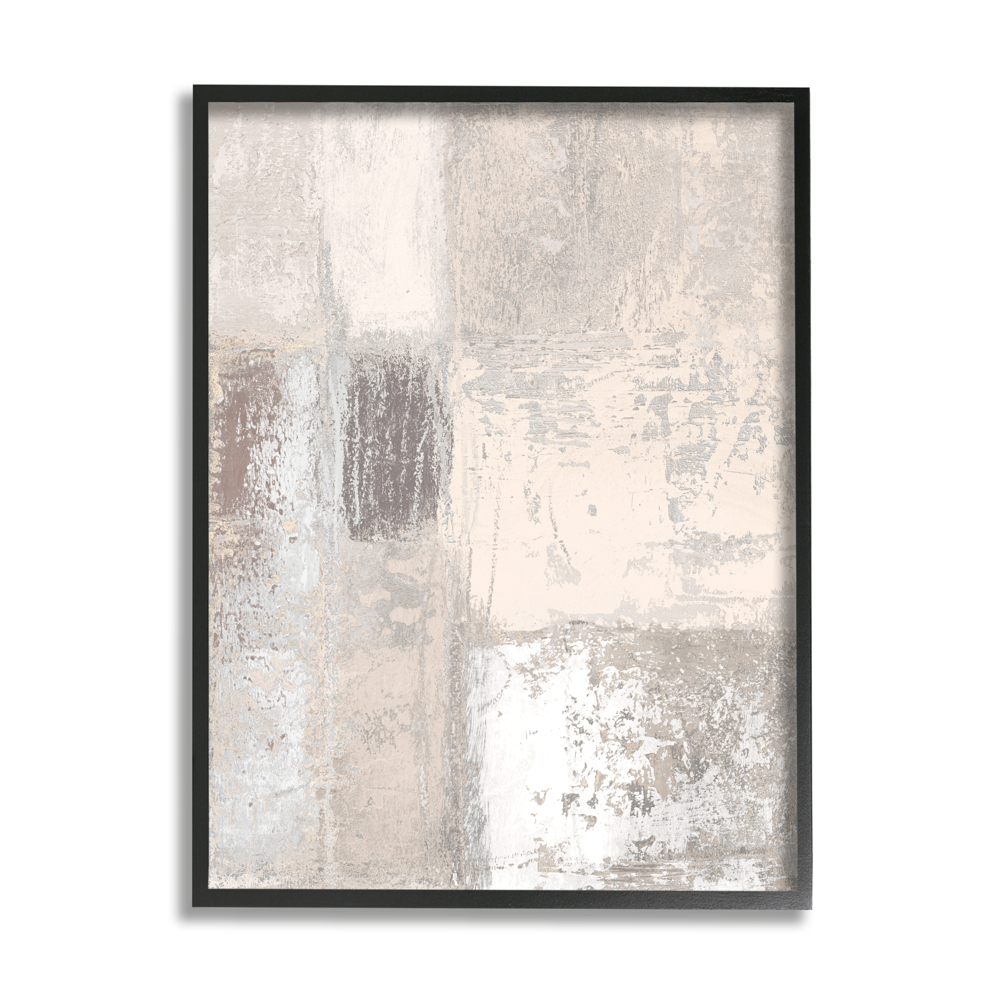 Stupell Industries Conceptual Geometric Tiles Neutral Brown Tones, 16 x 20, Designed by Michael Marcon