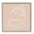 thumbnail image 1 of Stupell Industries Conch Shell Line Doodle Minimal Beige Beach Graphic Art Gray Framed Art Print Wall Art, Design by Daphne Polselli, 1 of 5