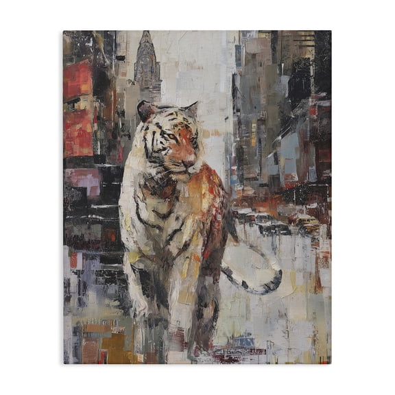 Stupell Industries Concrete Predator Roaming City Canvas Wall Art, design by Svetlana Aleynikova