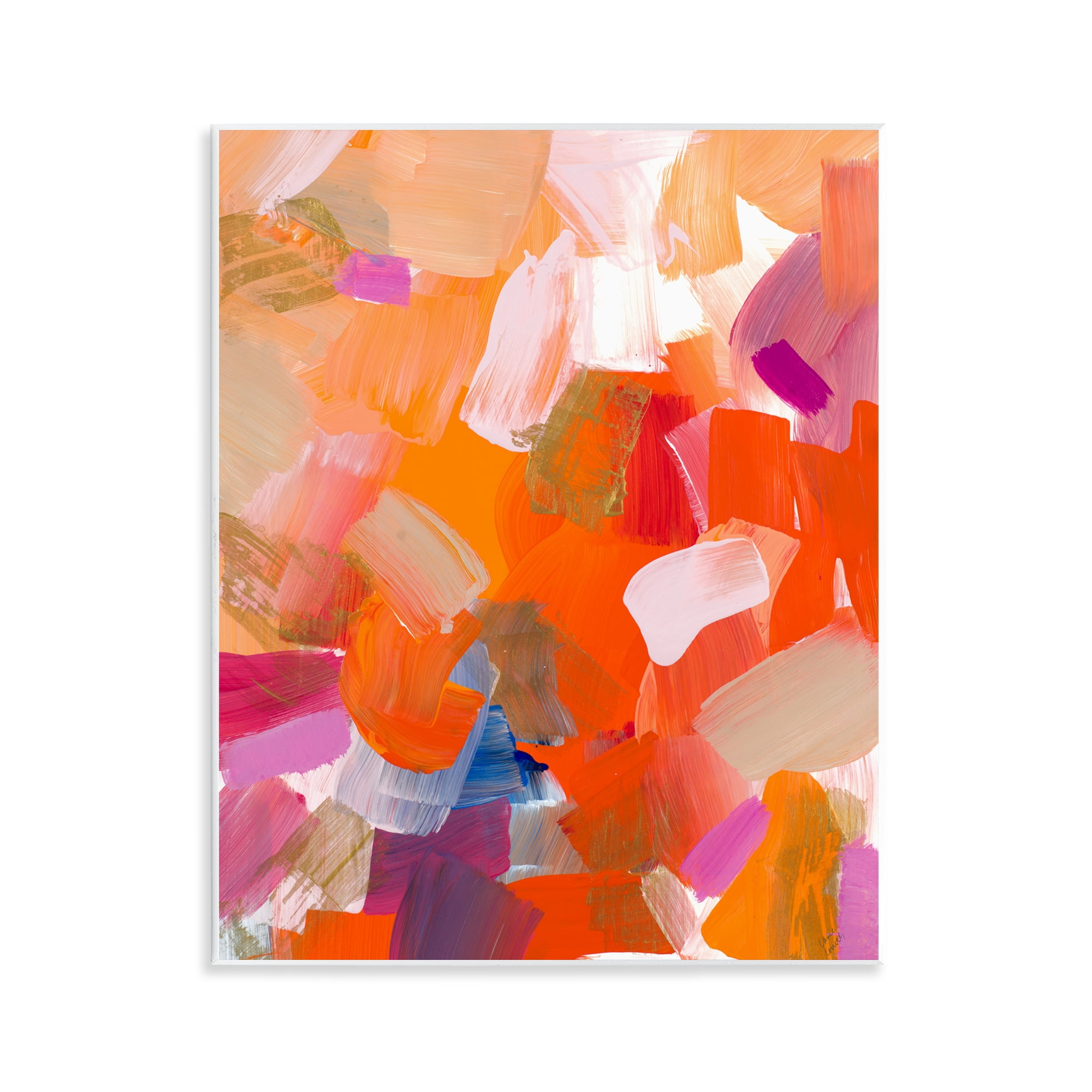 Stupell Industries Confetti Petals Abstraction Wall Plaque Art, design by Lanie Loreth