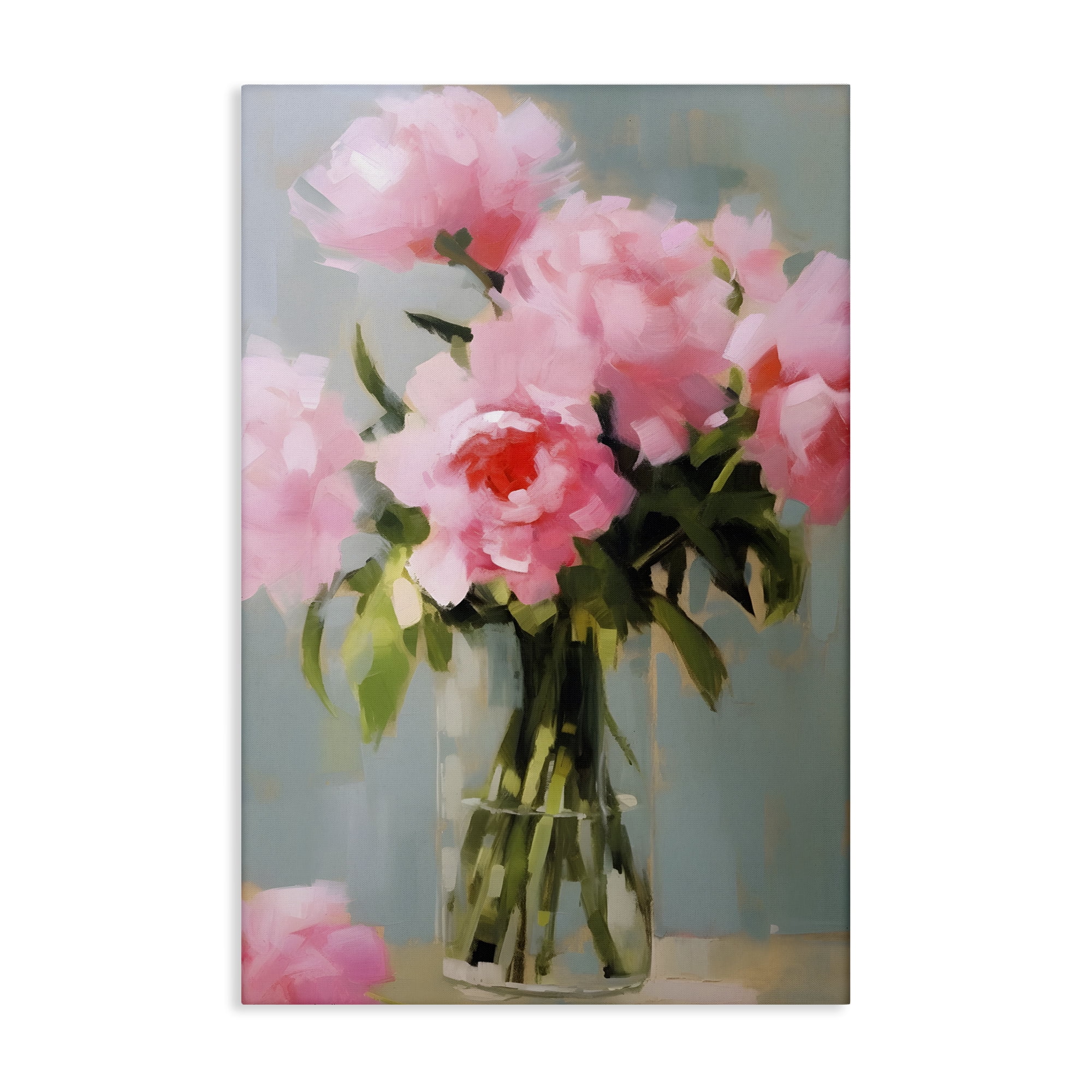 Stupell Industries Confetti Roses Bouquet Botanical & Floral Painting Gallery Wrapped Canvas Art Print Wall Art, 16 x 24