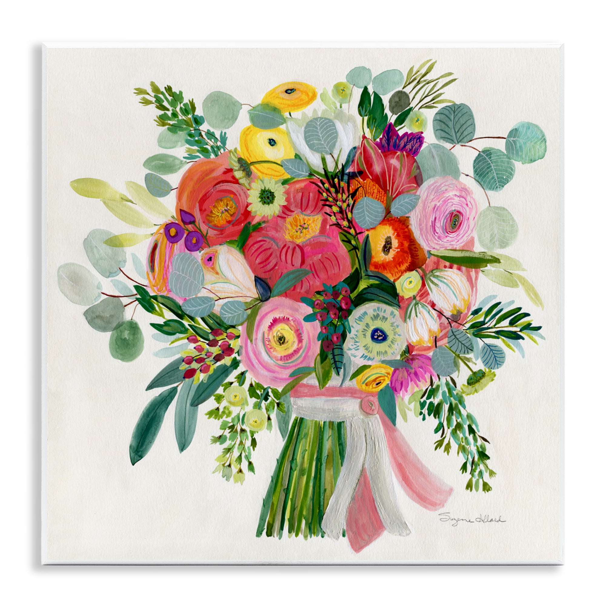 Stupell Industries Constant Friend Bouquet Wall Plaque Art, design by Suzanne Allard